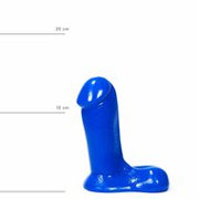 All Blue - Dildo - 14 x 5 cm - blauw