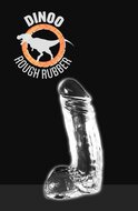 Dinoo - Overo - Anaal Dildo - 22,5 cm - Transparant