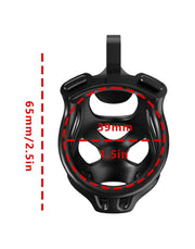 Rimba P-Cage - P-Cage PC07 - Kuisheidskooi - Peniskooi - Maat S - Zwart