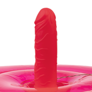 Opblaasbare Dildo Poef Cushion - met Ding Dong en afstandsbediening - Roze