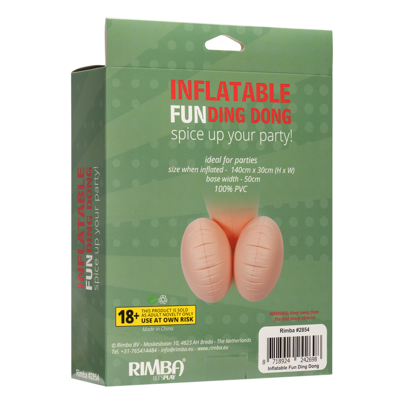 Opblaasbare Penis - Fun Ding Dong - Spice Up Your Party!