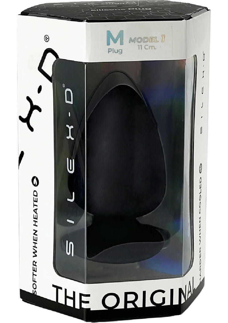 SILEXD - Buttplug - Model 1 - Lengte 11 cm - Diameter 62 mm - Zwart-Erotiekvoordeel.nl