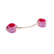 Liebe Seele - Lustre Rosa - Lederen Polsboeien - Parelmoer Roze