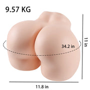 Luna Realistic Sex Doll Silicone Big Ass Torso – Compact, Intens & Levensecht-Erotiekvoordeel.nl