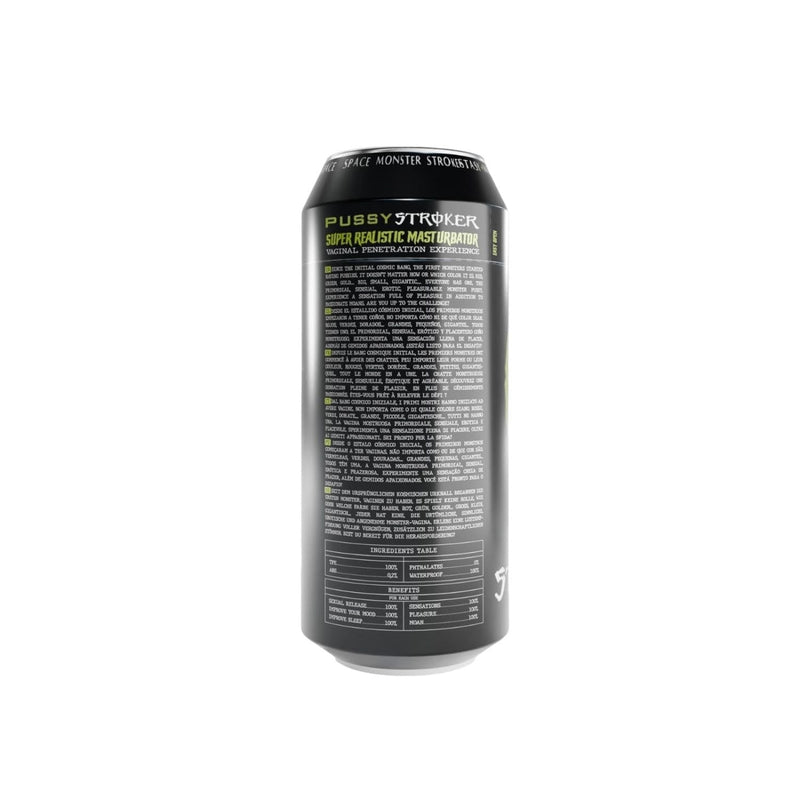 Alive - Masturbator in Energy Drink Blikje - Neon Groen-Erotiekvoordeel.nl