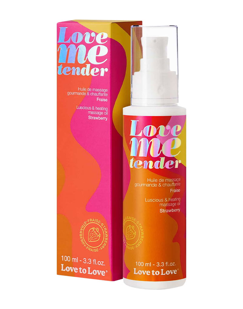 Love to Love - Love me Tender - Verwarmende Massageolie - Strawberry - 100 ml