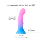 Love to Love - Candy Loop - Dildo met LED Verlichting - Blauw/Roze-Erotiekvoordeel.nl