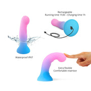 Love to Love - Candy Loop - Dildo met LED Verlichting - Blauw/Roze-Erotiekvoordeel.nl