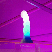 Love to Love - Candy Loop - Dildo met LED Verlichting - Blauw/Roze-Erotiekvoordeel.nl