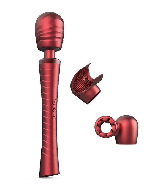 ManWan - Man.Wand Edgy - Wand Vibrator voor Haar & Hem - Red Velvet