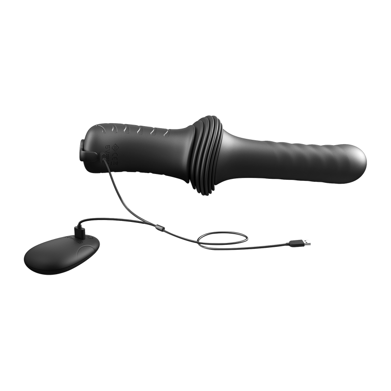 Dorcel - Deep Orgasm - Stotende Vibrator - Verwarmend - Met Zuignap - Zwart