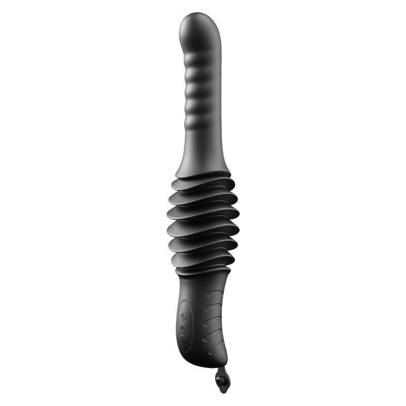 Dorcel - Deep Orgasm - Stotende Vibrator - Verwarmend - Met Zuignap - Zwart