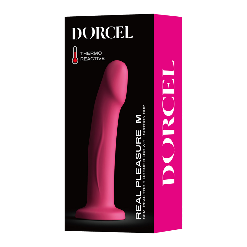 Dorcel - Real Pleasure - Stijlvolle Siliconen Dildo - Roze
