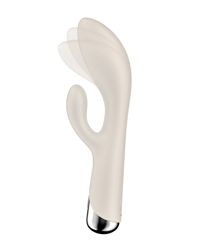Satisfyer - Spinning Rabbit 1 - Roterende en Vibrerende Rabbit Vibrator - Tarzan Vibrator - Beige