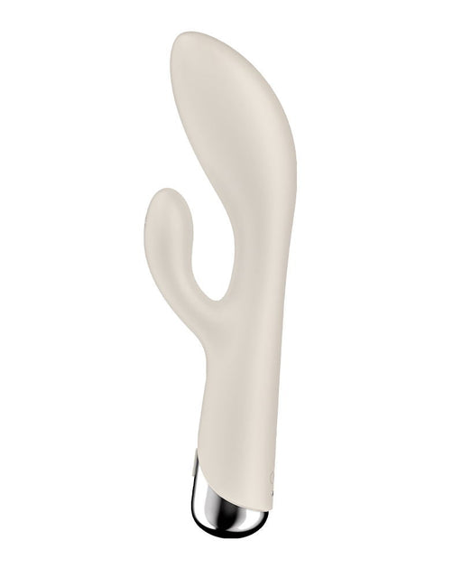 Satisfyer - Spinning Rabbit 1 - Roterende en Vibrerende Rabbit Vibrator - Tarzan Vibrator - Beige