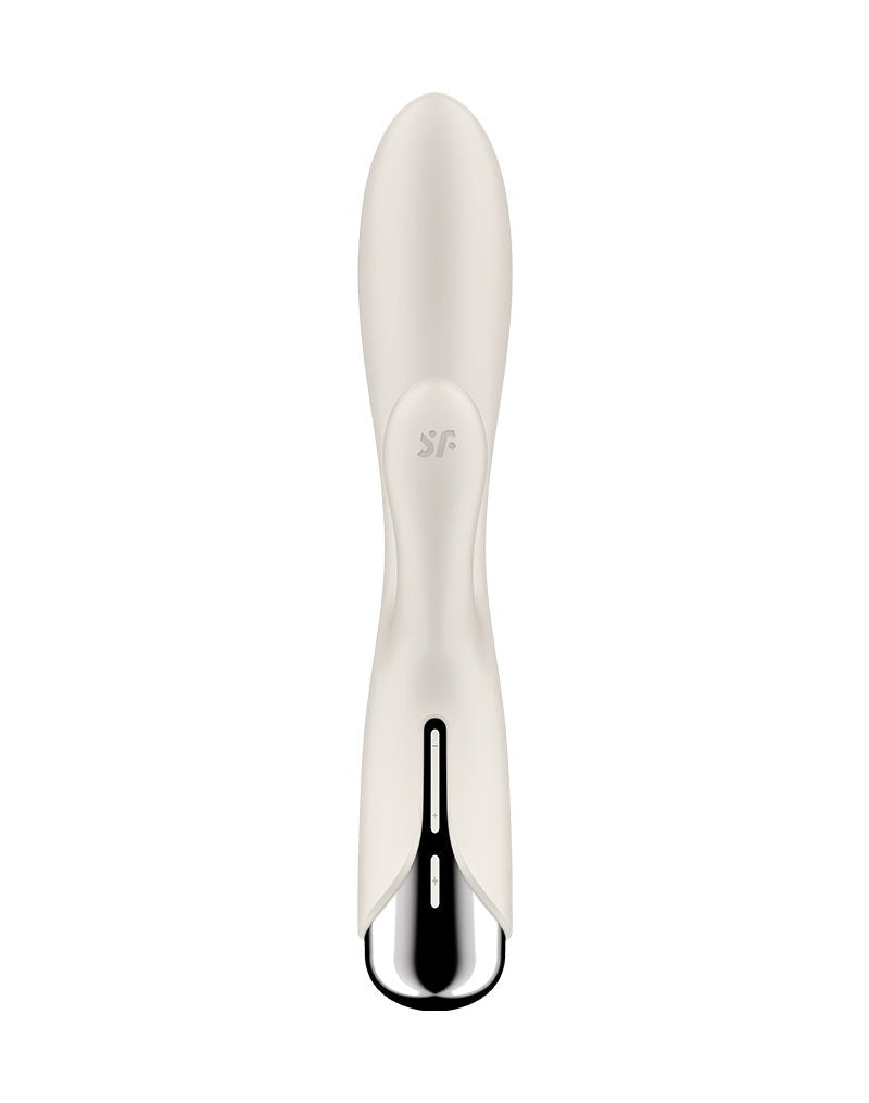Satisfyer - Spinning Rabbit 1 - Roterende en Vibrerende Rabbit Vibrator - Tarzan Vibrator - Beige
