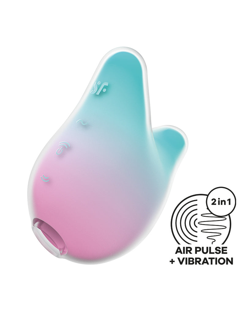 Satisfyer - Mermaid Vibes - Vibrerende Luchtdruk Vibrator - Mint/Roze
