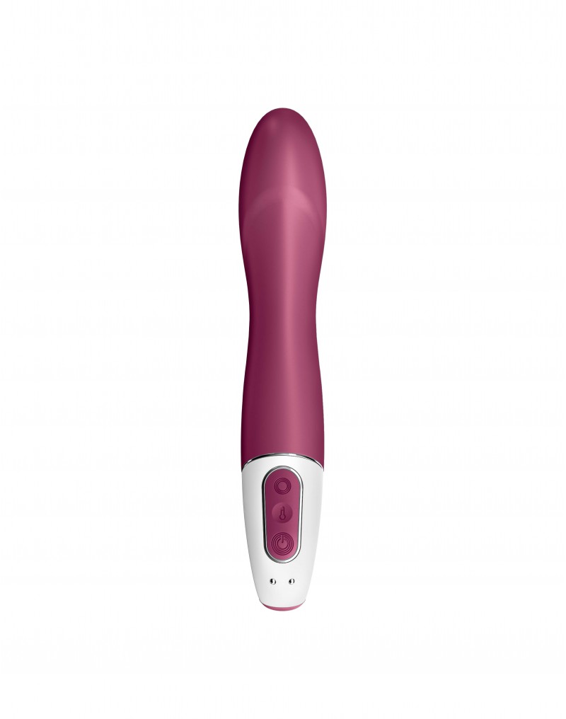 Satisfyer - Big Heat - Verwarmde G-spot Vibrator - Met App Control - Berry Rood