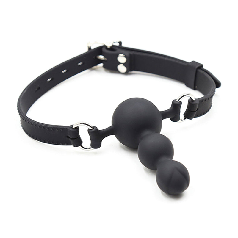 Smart Moves - Buttplug Gag - Zwart-Erotiekvoordeel.nl