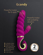 G-Vibe - G-Candy - Rabbit Vibrator - Roze