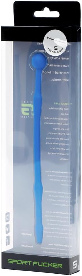 Sport Fucker - Piss Play Sound - Holle Dilator - 18 cm - Blauw