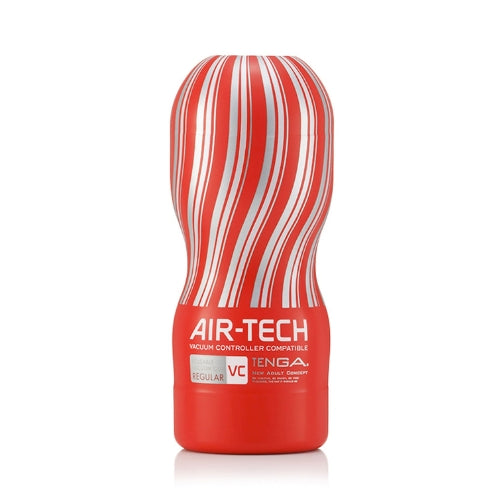 Tenga - Air-Tech Vacuum Controller (VC) Vacuum Cup Masturbator - Regular - Rood/Zilver