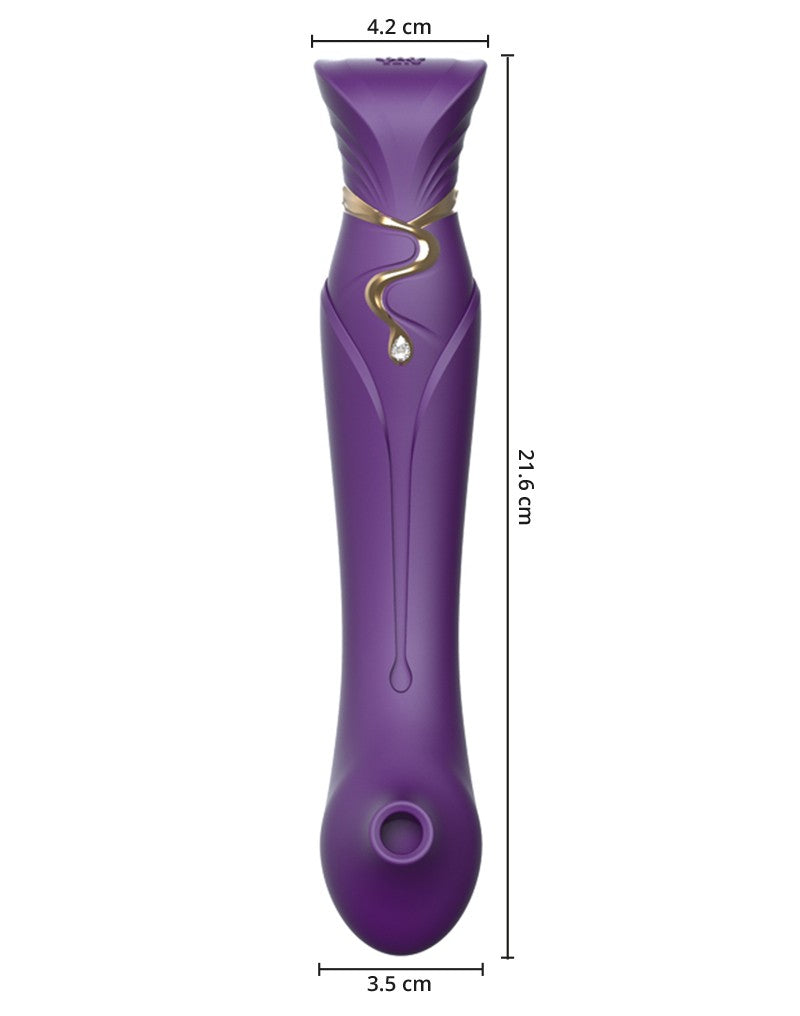 Zalo - Queen - PulseWave G-spot Vibrator - Amethyst Paars