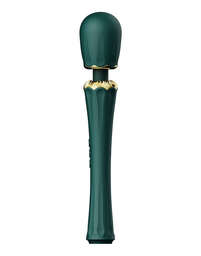 Zalo - Kyro - Wand Vibrator - Met 2 Opzetstukken - Smaragdgroen