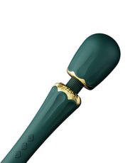 Zalo - Kyro - Wand Vibrator - Met 2 Opzetstukken - Smaragdgroen