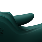 Zalo - Ares - Likkende G-Spot Rabbit Vibrator - Verwarmend - App Control - Smaragd Groen