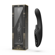 Zalo - Ares - Likkende G-Spot Rabbit Vibrator - Verwarmend - App Control - Obsidian Zwart