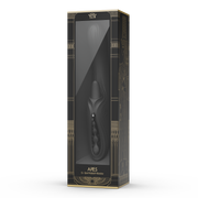 Zalo - Ares - Likkende G-Spot Rabbit Vibrator - Verwarmend - App Control - Obsidian Zwart