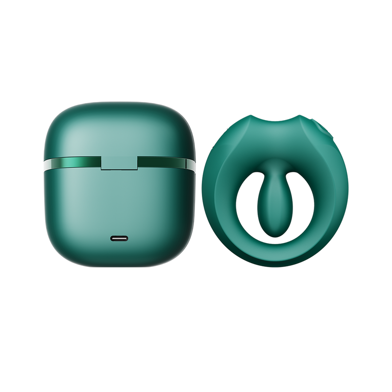 Zalo - Apis - Vibrerende koppelring - App Control - Smaragdgroen