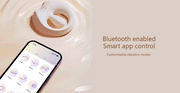 Zalo - Apis - Vibrerende koppelring - App Control - Smaragdgroen