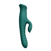 ZALO - Mose 2 - Stotende Rabbit Vibrator – Smaragdgroen