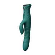 ZALO - Mose 2 - Stotende Rabbit Vibrator – Smaragdgroen