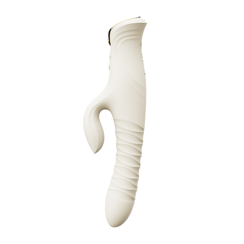 ZALO - Mose 2 - Stotende Rabbit Vibrator – Ivoor Wit