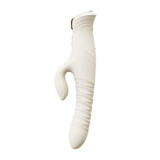 ZALO - Mose 2 - Stotende Rabbit Vibrator – Ivoor Wit