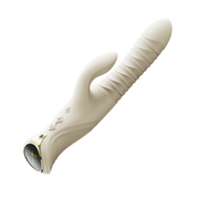 ZALO - Mose 2 - Stotende Rabbit Vibrator – Ivoor Wit