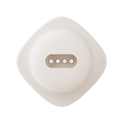 ZALO - Deya - Hands-free Vibrator - Modulair Kliksysteem - Ivoorwit
