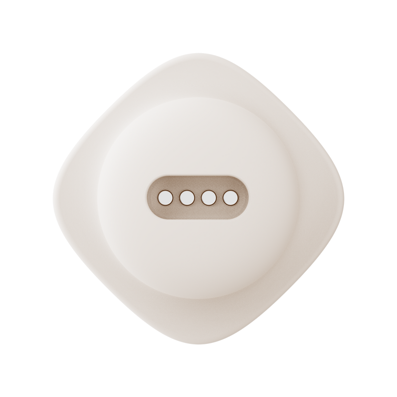 ZALO - Deya - Hands-free Vibrator - Modulair Kliksysteem - Ivoorwit