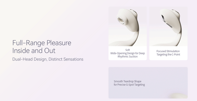 ZALO - Deya - Hands-free Vibrator - Modulair Kliksysteem - Ivoorwit