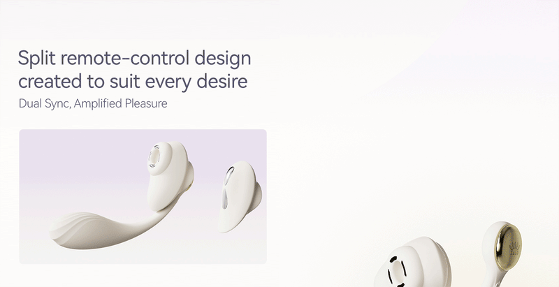 ZALO - Deya - Hands-free Vibrator - Modulair Kliksysteem - Ivoorwit