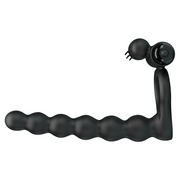 Pretty Love - Hercules - Vibrerende Cockring Met Buttplug - Zwart