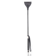 Smart Moves - Paardrijzweep met Brede Tip - 53 cm - Zwart-Erotiekvoordeel.nl