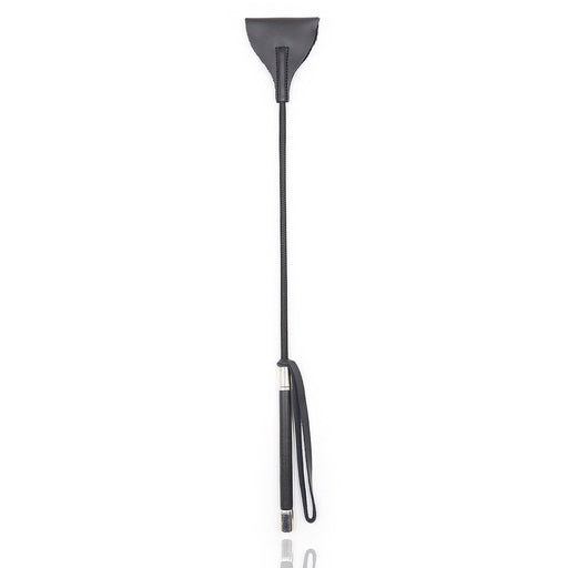 Smart Moves - Paardrijzweep met Brede Tip - 53 cm - Zwart-Erotiekvoordeel.nl