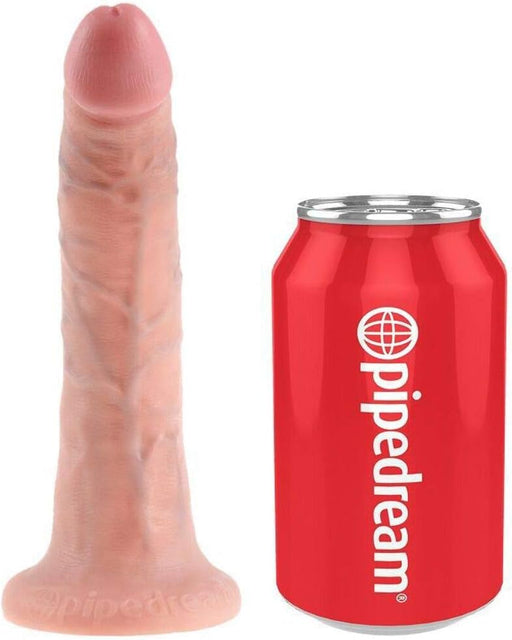 Pipedream - King Cock - Strap on Harness met Dildo - 18 cm - Lichte Huidskleur