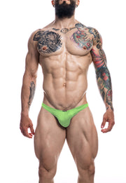 Cut4Men - Klassieke Tanga - XL - Neon Green-Erotiekvoordeel.nl
