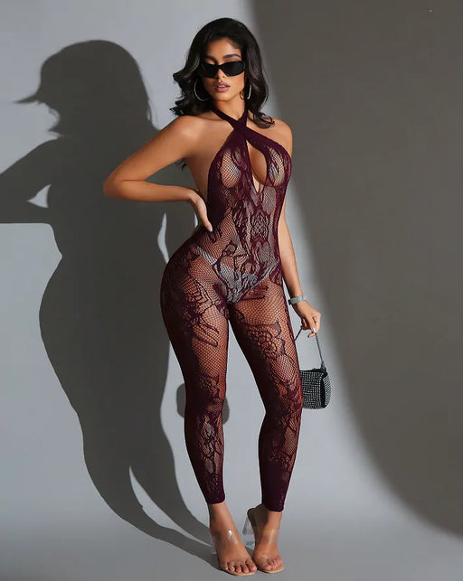 Snapshot - #allforyou - Bodystocking - One Size - Wijnrood-Erotiekvoordeel.nl
