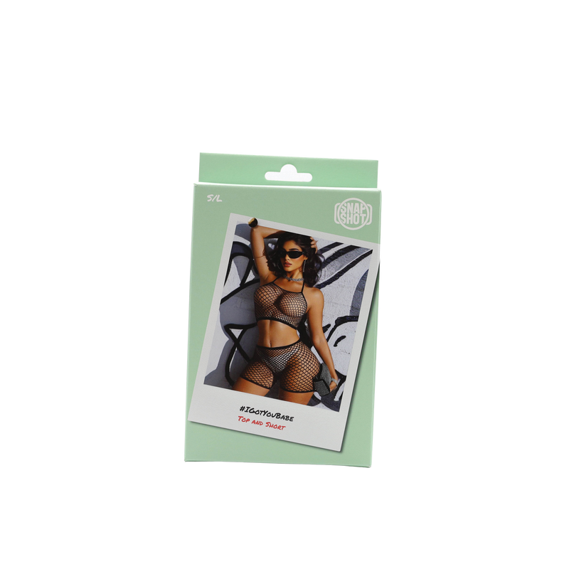 Snapshot - #igotyoubabe - Top en Short - One Size - Zwart